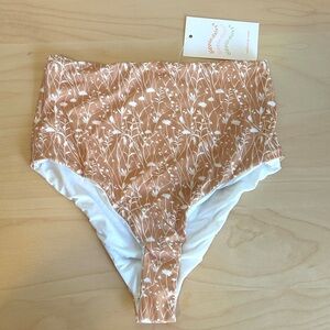 NWT Dippin Daisys High Waist Cheeky Bikini Bottom